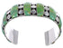 Sterling Silver Turquoise Inlay Well-Built Cuff Bracelet TX40593