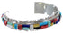 Southwestern Sterling Silver Multicolor Bracelet TX40655