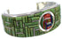 Multicolor Southwestern Silver Reversible Cuff Bracelet TX40661