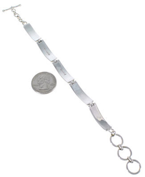 Opal Tiger Eye Multicolor Silver Whiterock Link Bracelet HS18102