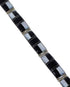 Mother Of Pearl Black Jade Inlay Sterling Silver Link Bracelet AS39816
