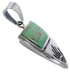 Southwestern Hand Turquoise Silver Pendant AX49351