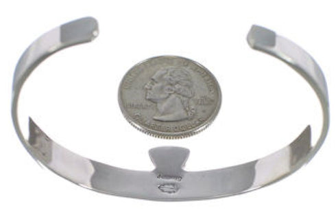 Tiger Eye Multicolor Inlay Sterling Silver Cuff Bracelet NS40436