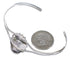 Sterling Silver And Oyster Shell Inlay Chief Head Bracelet RS40899