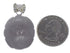 Native American Village Design Multistone Silver Pendant RS41038