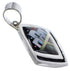 Native American Village Design Silver Multicolor Pendant RS43862