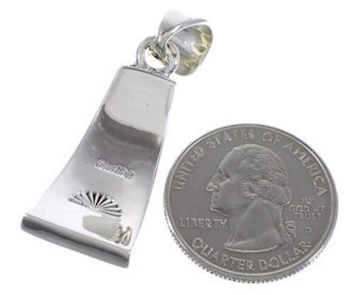 Multistone Sterling Silver Native American Design Pendant HS41172