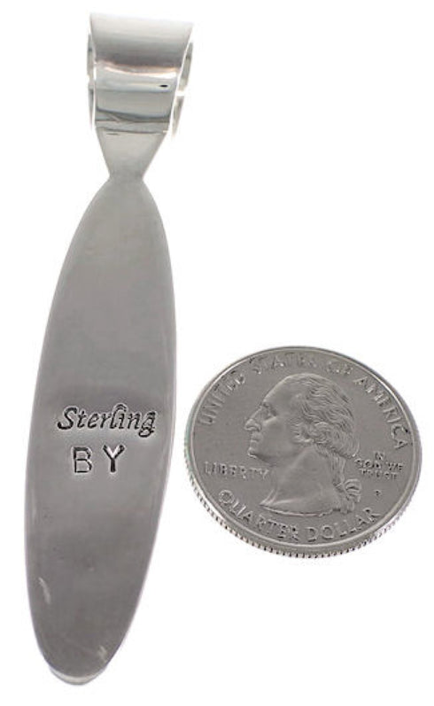 Turquoise And Multicolor Inlay Jewelry Sterling Silver Pendant AS34370