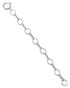 Sterling Silver Hoops Chain Extender For Your Necklace 13151