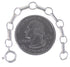 Sterling Silver Hoops Chain Extender For Your Necklace 13151