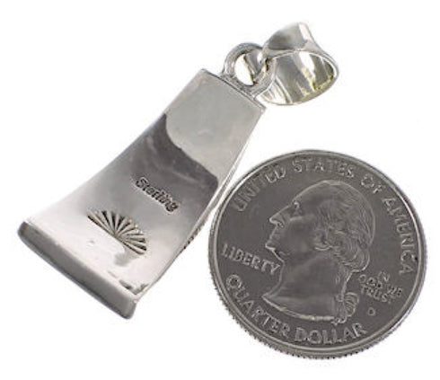 Turquoise Multicolor Sterling Silver Jewelry Slide Pendant RS39534