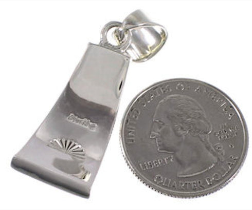 Turquoise Multicolor Inlay And Genuine Sterling Silver Pendant RS39545