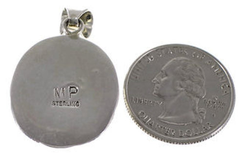 Multicolor And Genuine Sterling Silver Slide Pendant AS34505