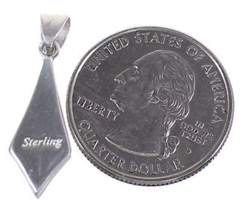 Multicolor Inlay Jewelry Sterling Silver Pendant NS44237