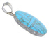 Sterling Silver And Turquoise Jewelry Inlay Pendant RS31936