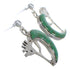 Turquoise Whiterock Sterling Silver Kokopelli Post Earrings AS33279