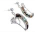 Whiterock Silver Opal Multicolor Inlay Kokopelli Post Earrings RS36133