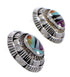 Multicolor Authentic Sterling Silver Post Earrings RS42689