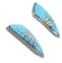 Sterling Silver Turquoise and Opal Jewelry Post Earrings RS32361