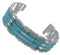 Sterling Silver Southwest Turquoise Inlay Bracelet TX39609