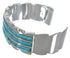 Sterling Silver Southwest Turquoise Inlay Bracelet TX39609