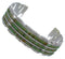 Silver And Turquoise Inlay Southwest Bracelet TX39616