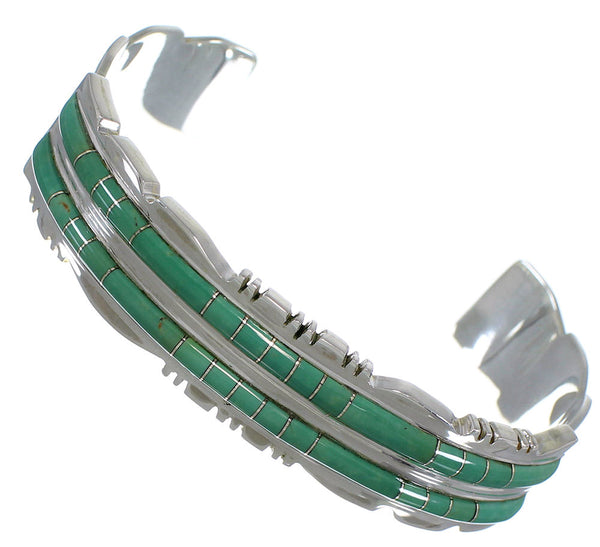 Southwest Sterling Silver And Turquoise Bracelet TX39645