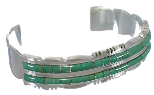 Southwest Sterling Silver And Turquoise Bracelet TX39645