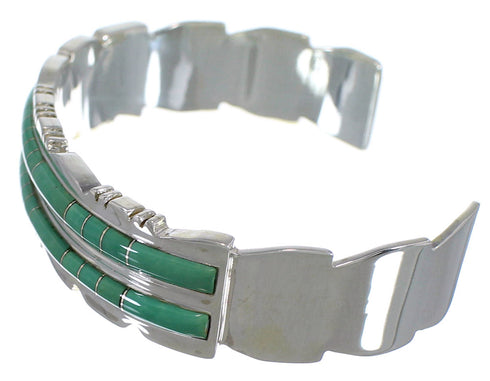 Southwest Sterling Silver And Turquoise Bracelet TX39645