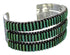 Turquoise Authentic Sterling Silver Needlepoint Bracelet VX37387