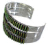 Sterling Silver Turquoise Needlepoint Jewelry Cuff Bracelet VX37395
