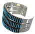 Turquoise Genuine Sterling Silver Needlepoint Cuff Bracelet VX37421