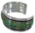 Turquoise Inlay Sterling Silver Cuff Bracelet EX41601