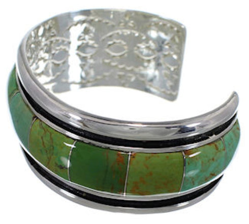 Genuine Sterling Silver Turquoise Cuff Bracelet EX41604