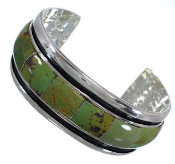 Genuine Sterling Silver Turquoise Cuff Bracelet EX41607