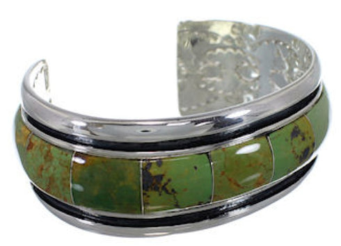 Genuine Sterling Silver Turquoise Cuff Bracelet EX41607
