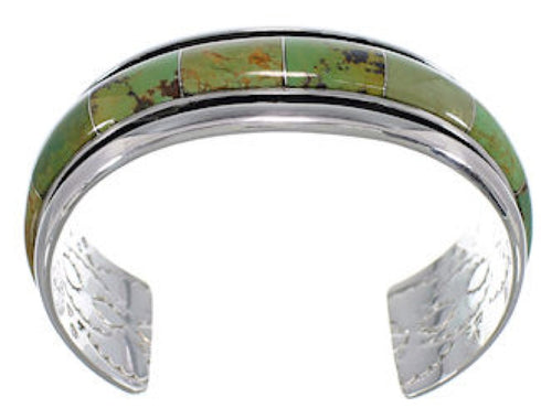 Genuine Sterling Silver Turquoise Cuff Bracelet EX41607
