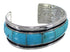 Turquoise Inlay Sterling Silver Cuff Bracelet EX41609