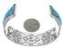 Turquoise Inlay Sterling Silver Cuff Bracelet EX41609