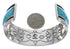 Sterling Silver Southwest Turquoise Cuff Bracelet EX41617