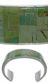 Silver And Turquoise Inlay Bracelet TX39674