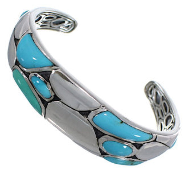 Sterling Silver And Turquoise Cuff Bracelet TX39585