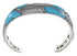 Southwestern Silver And Turquoise Cuff Bracelet TX39590