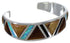Multicolor Southwestern Sterling Silver Cuff Bracelet TX39602