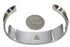 Multicolor Southwestern Sterling Silver Cuff Bracelet TX39602