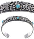 Butterfly Dragonfly Sterling Silver Turquoise Cuff Bracelet PX38954