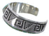 Southwestern Jewelry Turquoise Inlay Silver Cuff Bracelet BW70519