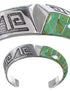 Southwestern Jewelry Turquoise Inlay Silver Cuff Bracelet BW70519