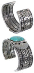 Sterling Silver And Turquoise Cuff Bracelet Jewelry HX27271