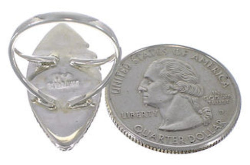 Sterling Silver Turquoise Inlay Southwest Ring Size 5-3/4 UX33978